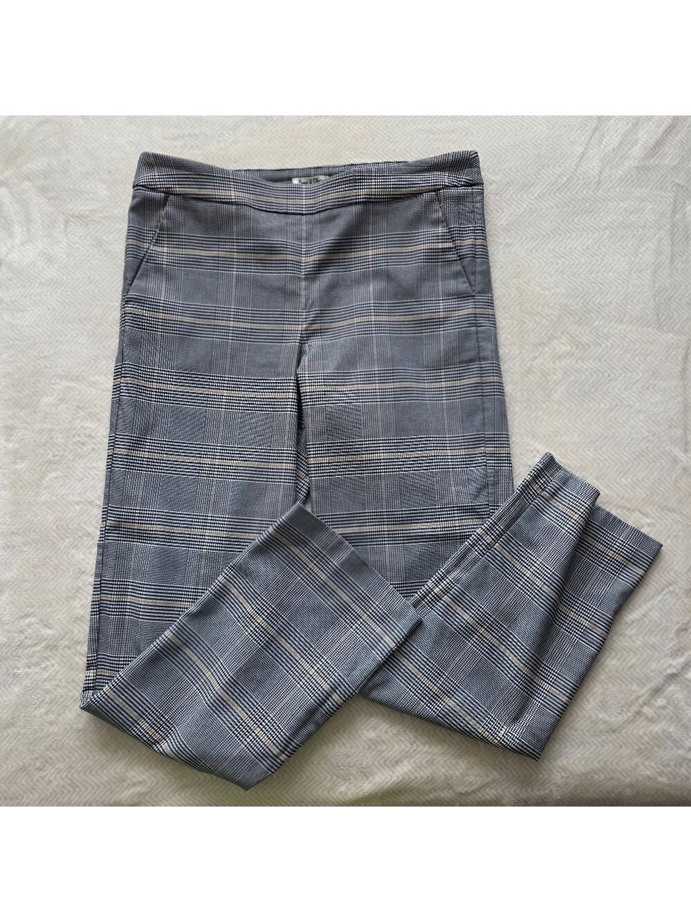 Emma And Olivia Plaid Houndstooth Leggings